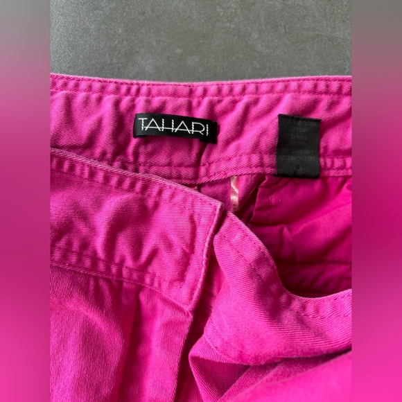 Vintage Tahari Fuchsia Women’s Straight Leg Pants Size 8 - Picture 5 of 12